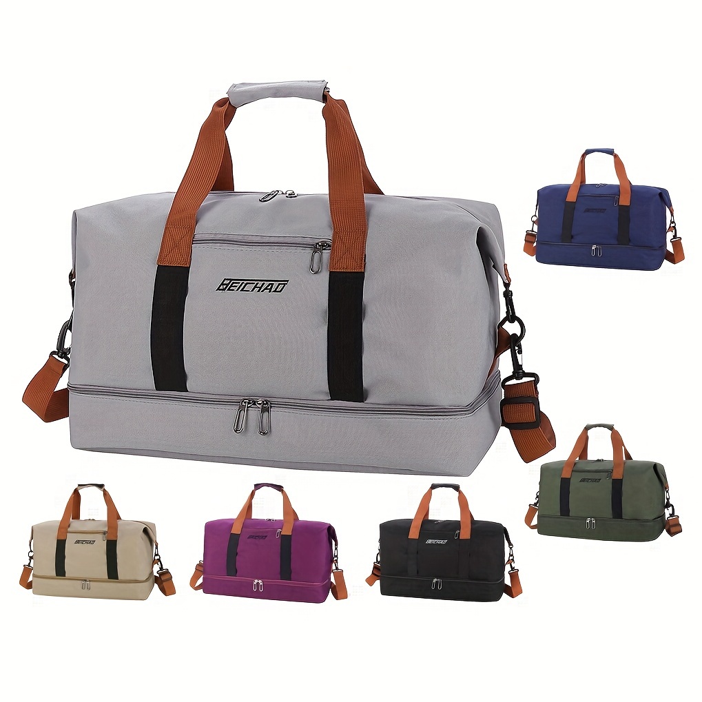 1pc mens waterproof handbag travel shoulder crossbody bag details 8
