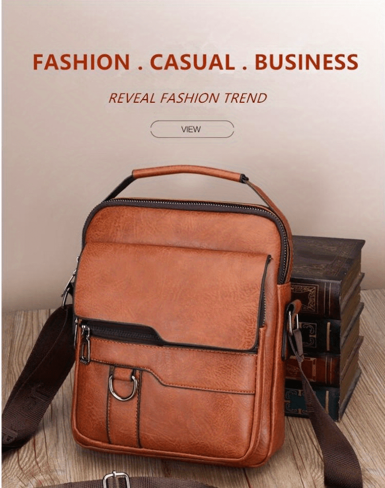 luxury brand men-luxury brand men crossbody messenger bags business casual handbag male pu shoulder bag large capacity details 0