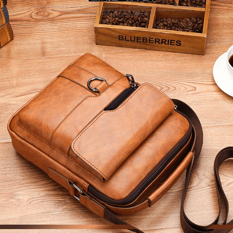 luxury brand men-luxury brand men crossbody messenger bags business casual handbag male pu shoulder bag large capacity details 6